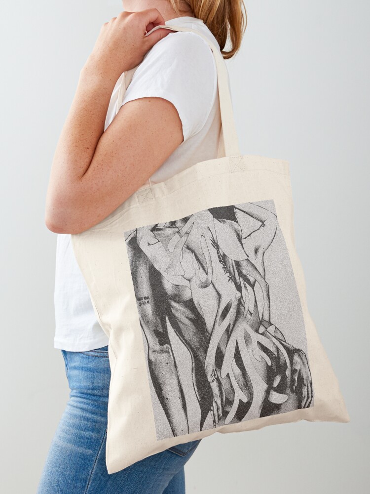 Women Bags Grey - Bolsa de compras reutilizable con diseño