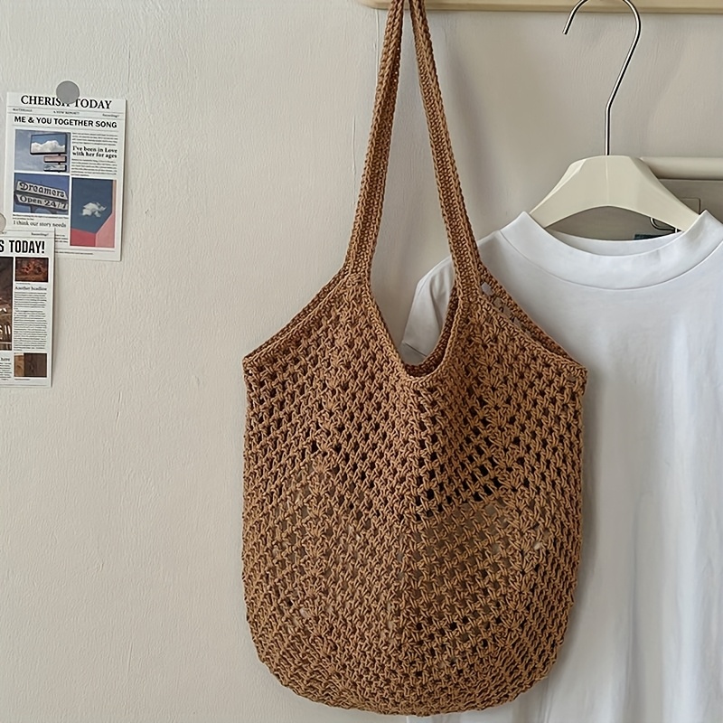 Crochet Market Bag - Bolso de mano de malla de