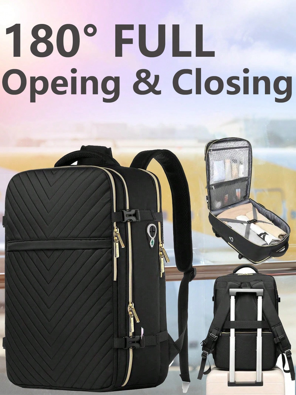 Women Bags For Travel - Mochila de viaje grande, aprobada para