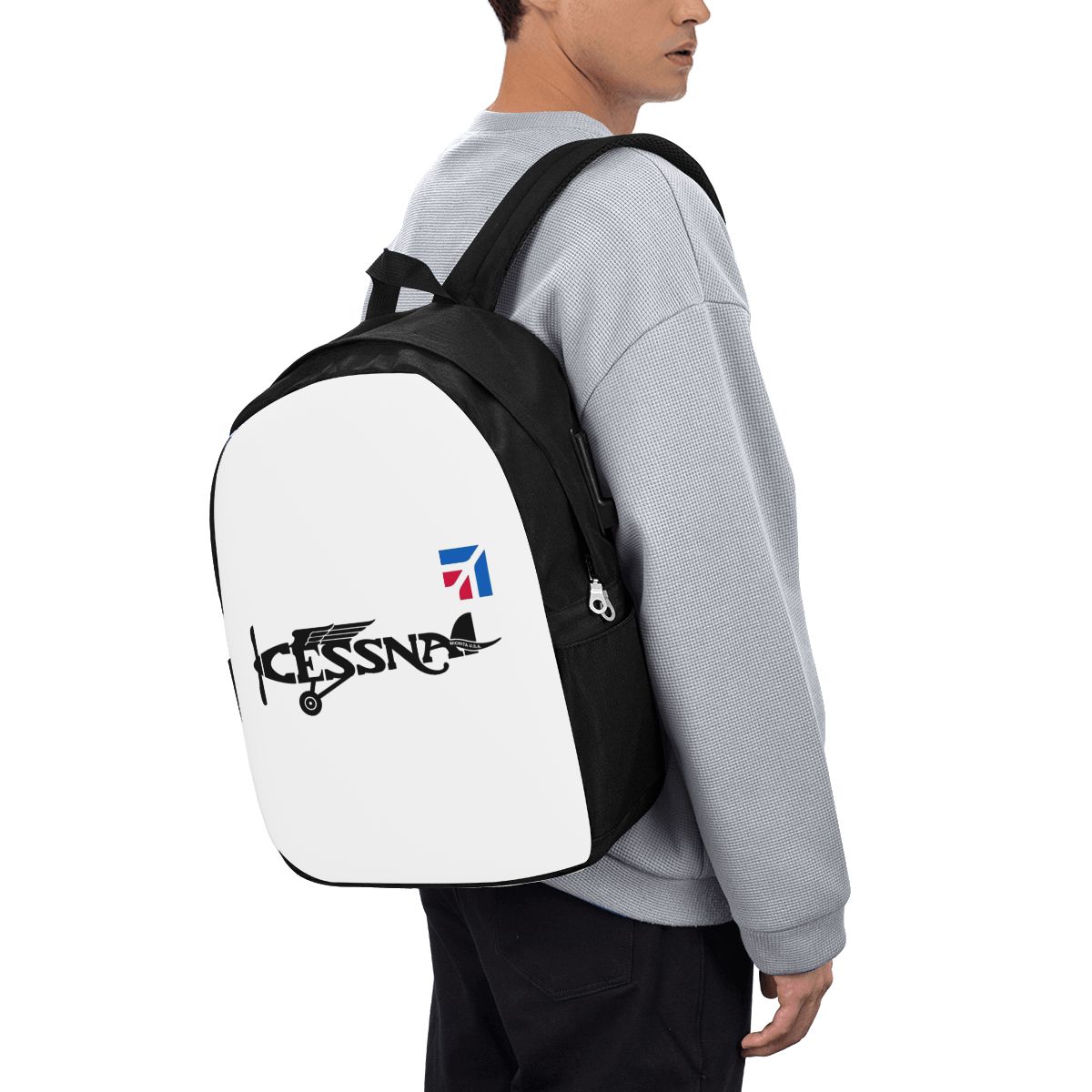 Women Bags For Travel - Mochila con logotipo de Cessna, bolsa
