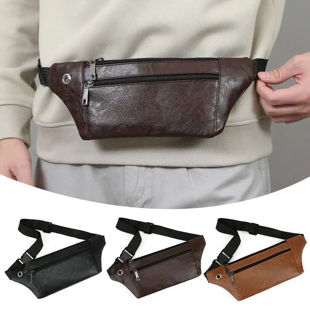 Saddle Bag Leather - Riñonera Impermeable de Moda, Bolsa Multifuncional