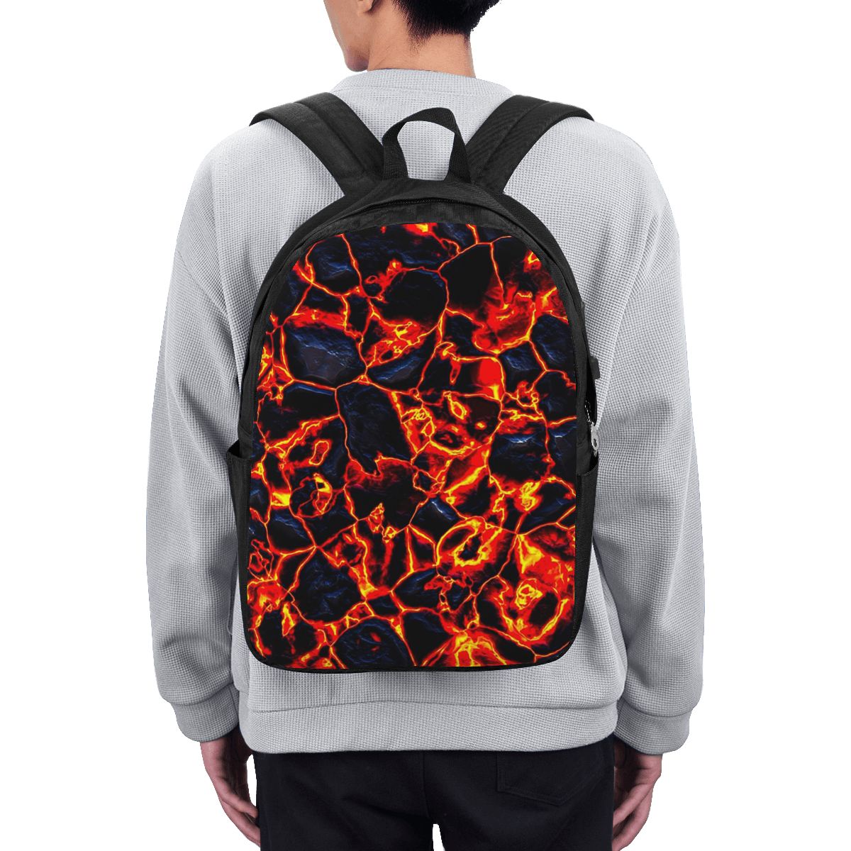Women Bags For Travel - Mochila Magma Volcano Lava Fire, bolsa