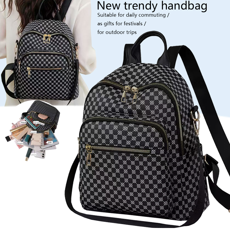 Women'S Bags Going Out - Mochila de PU con Patrón Geométrico