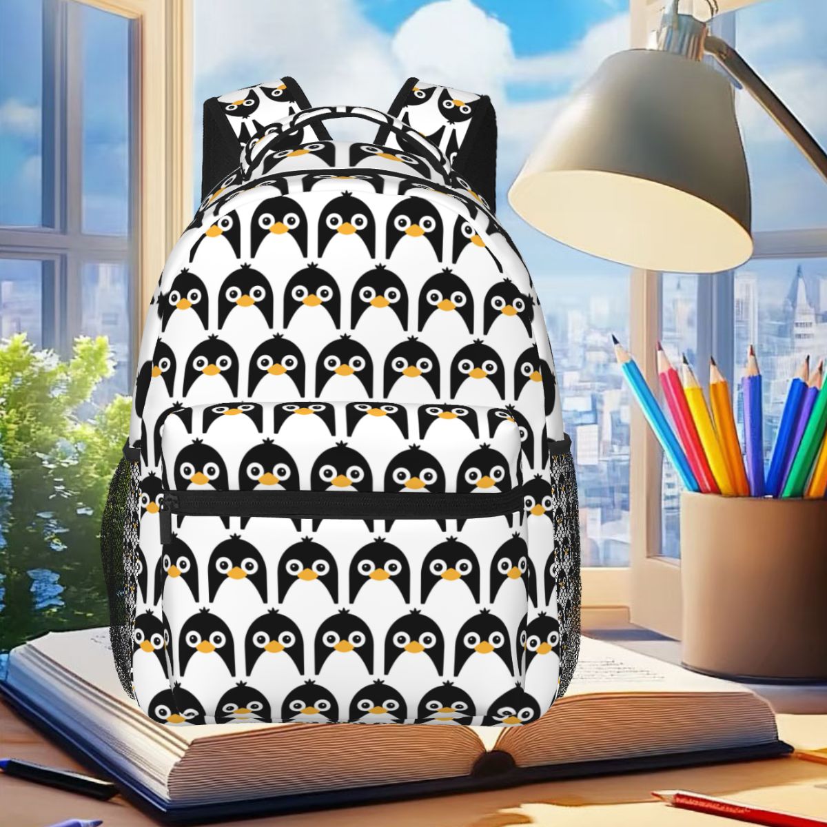 Women Bags Vector - Mochila con diseño de pingüino, mochila