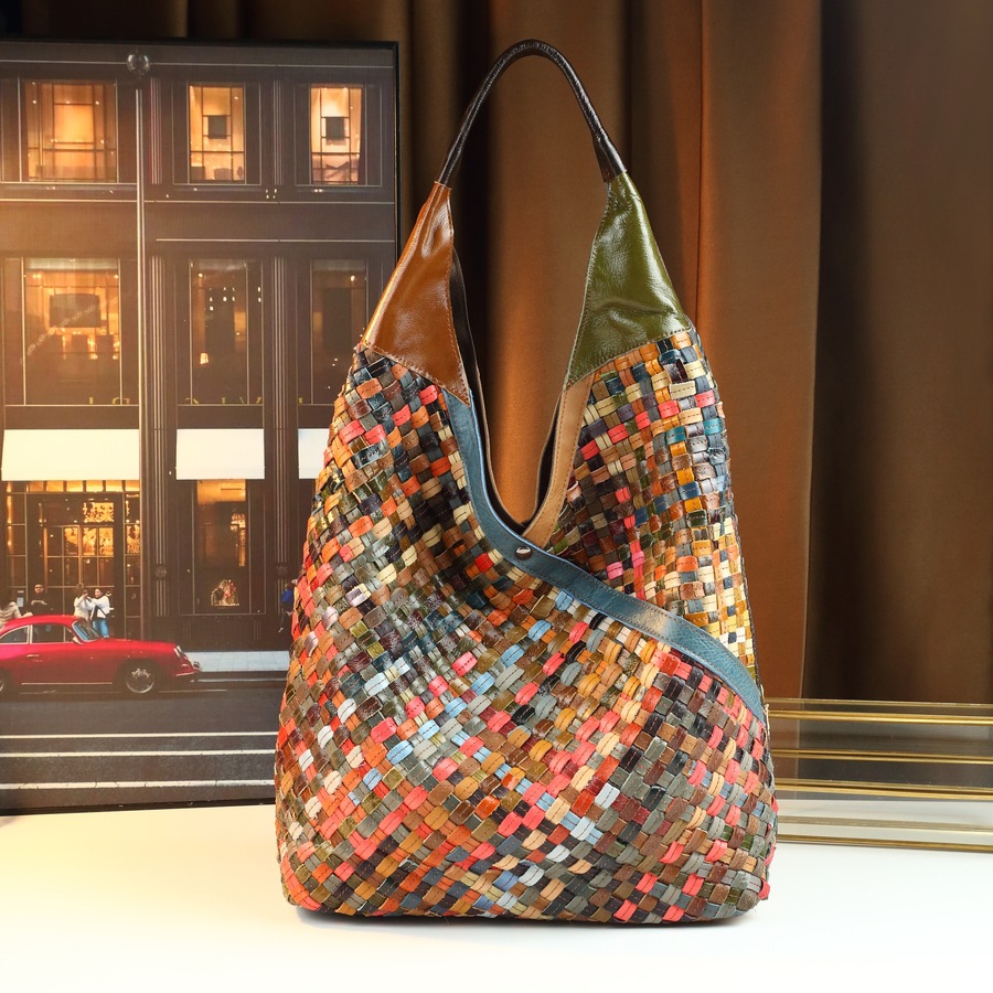 Women Bags Branded Sale - Bolso de Hombro Retro de Cuero