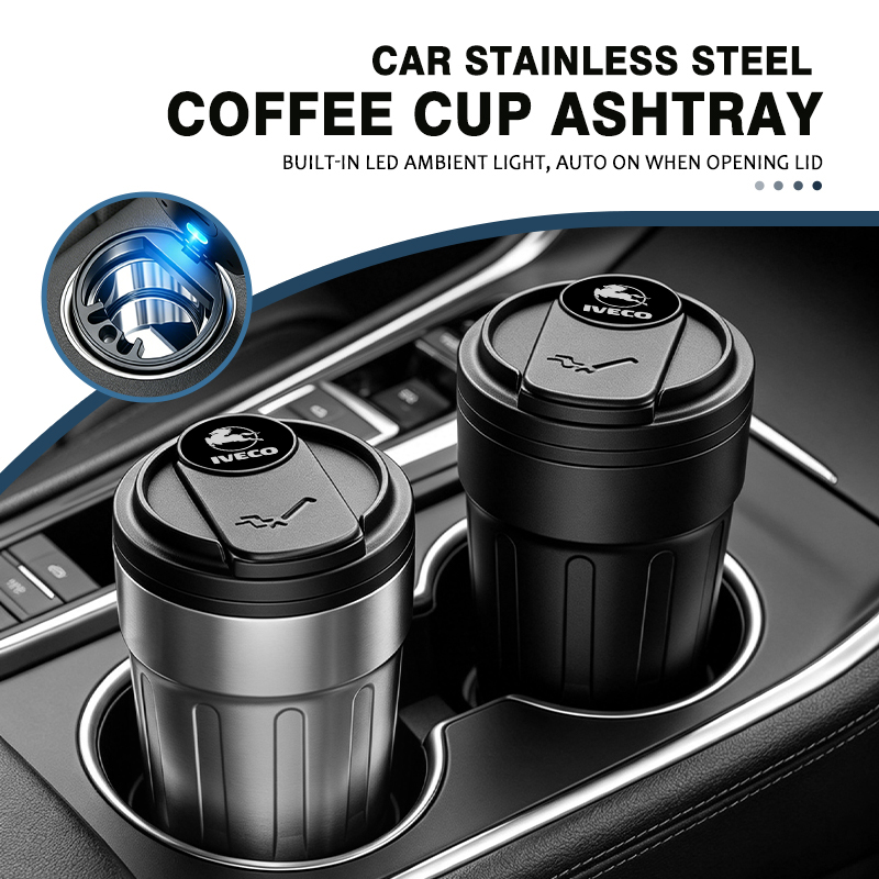 Box Bag Rigid - Nuevo Cenicero para Coche, Estilo Taza