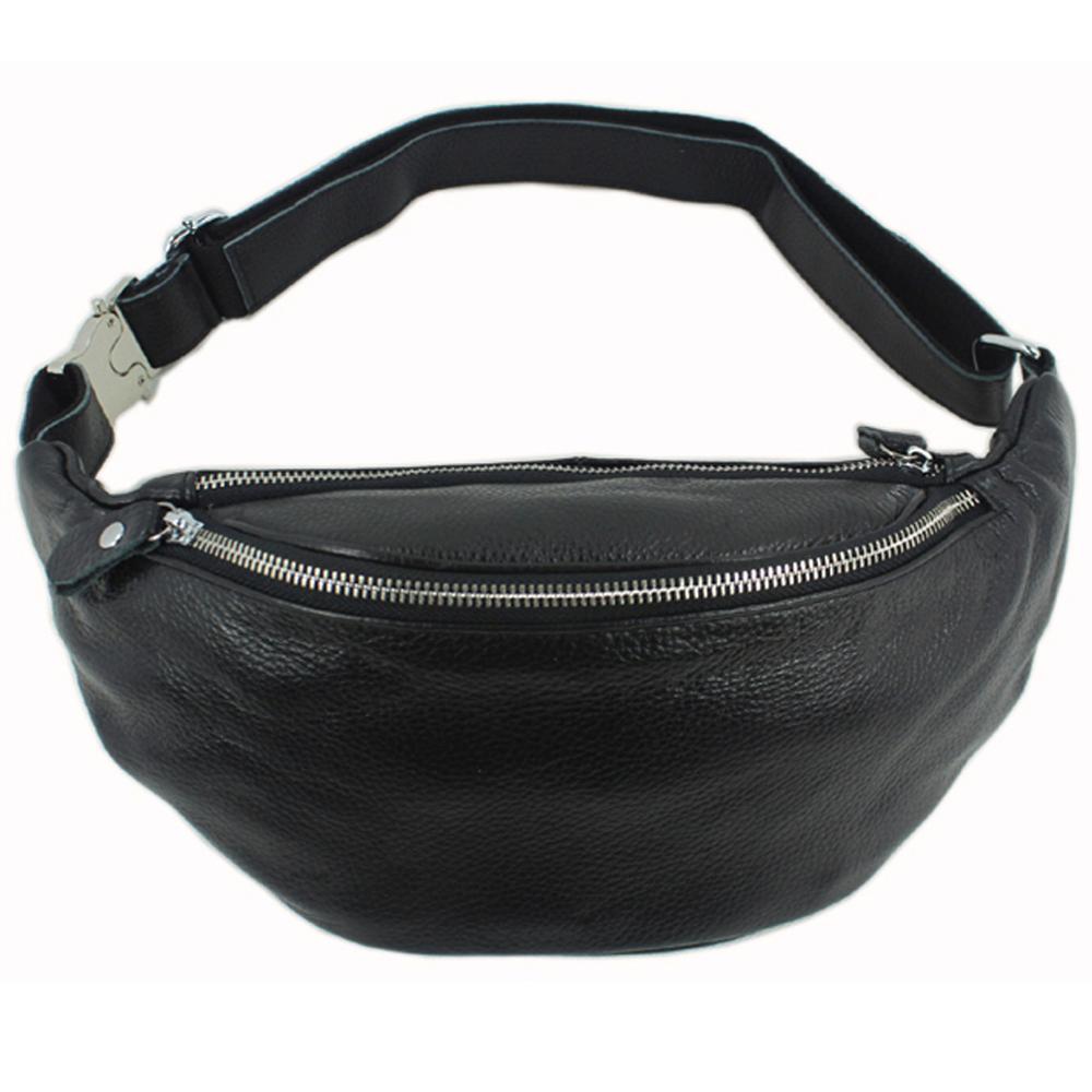 Saddle Bag Leather - Riñonera de cuero genuino de moda