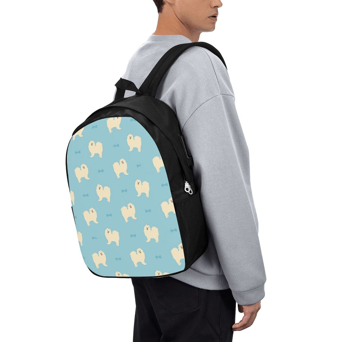 Women Bags For Travel - Mochila Samoyed Dog para viaje, bolsa