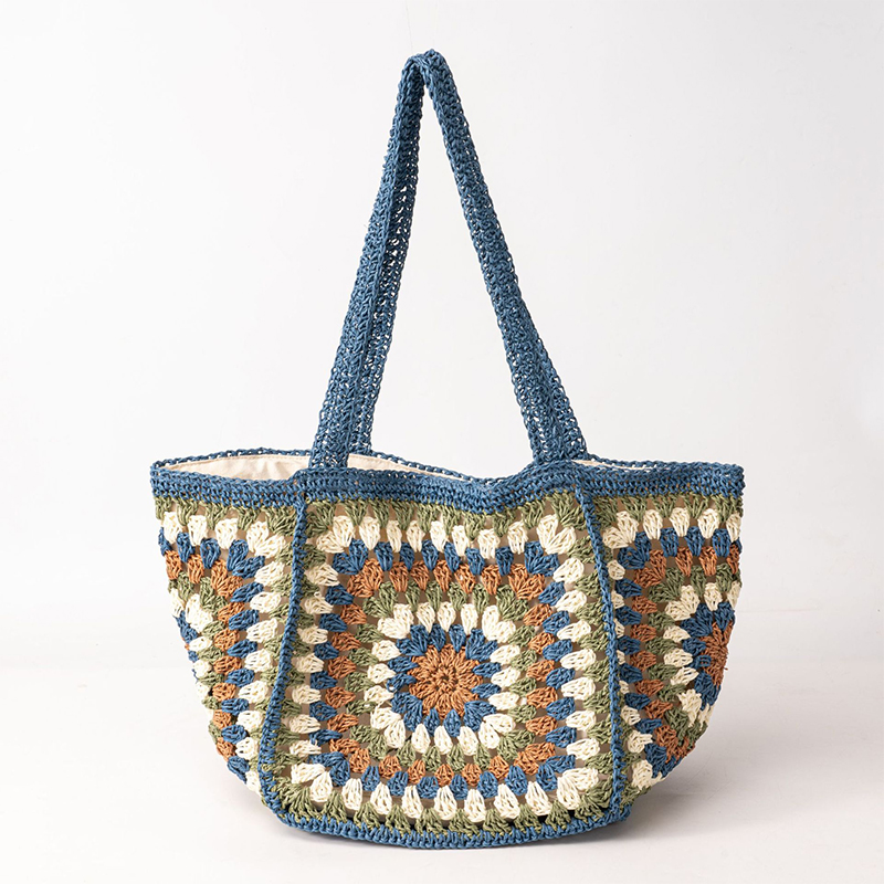 Crochet Market Bag - Bolso tejido a mano de verano,