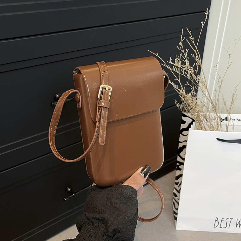 Women Bags And Purses - Bolsos cruzados con solapa de cuero