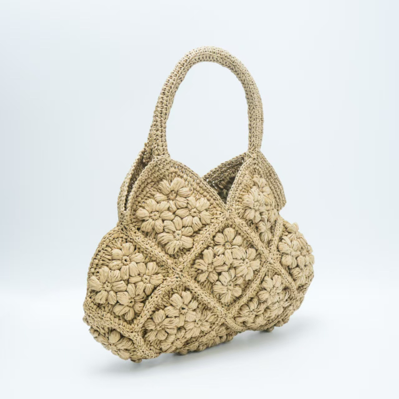 Crochet Market Bag - Bolso de playa tejido a mano