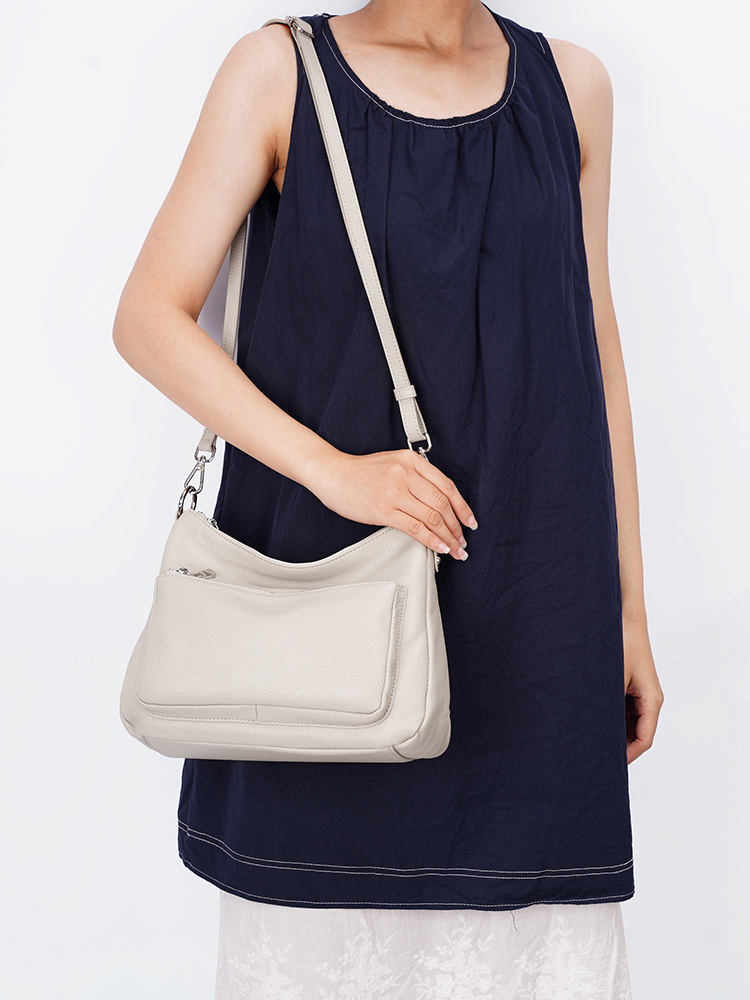 Bolso de mano Zency de piel de - Women Bags Grey reseña y precio