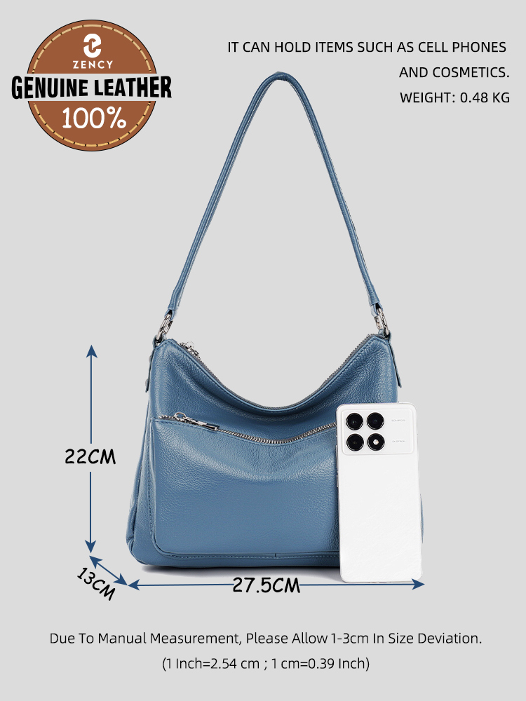 Bolso de mano Zency de piel de - Women Bags Grey reseña y precio