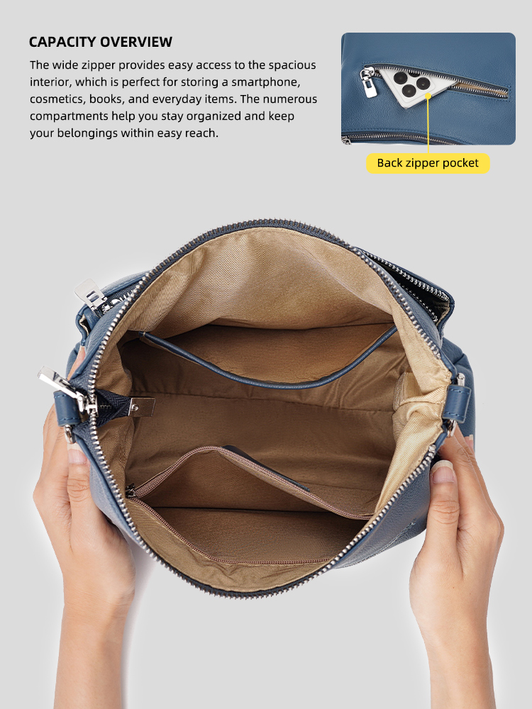 Bolso de mano Zency de piel de - Women Bags Grey reseña y precio