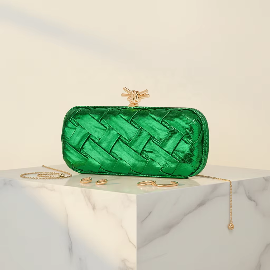 Bolso de Mano Tejido Geométric - Women Bags 2026 Trends reseña y precio