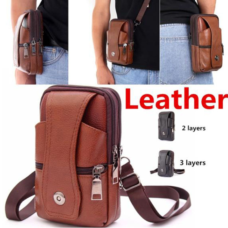 1 unidad de bolsa para teléfon - Saddle Bag Leather reseña y precio