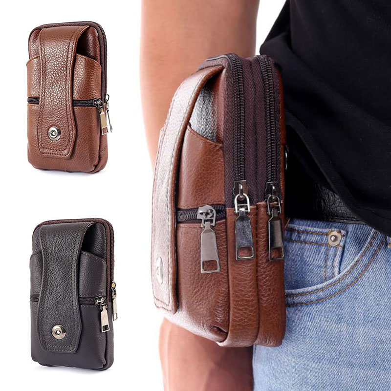 1 unidad de bolsa para teléfon - Saddle Bag Leather reseña y precio