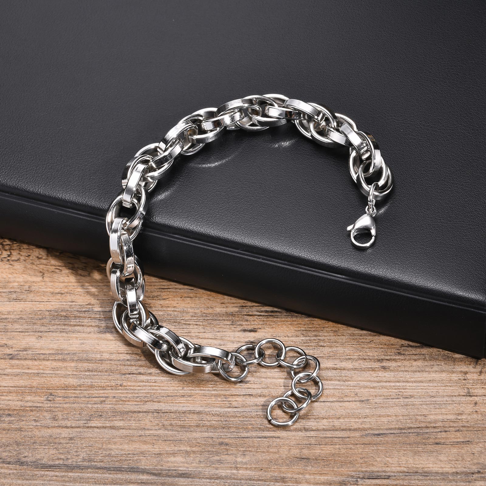 Pulseras minimalistas de eslab - Women Bags Price reseña y precio