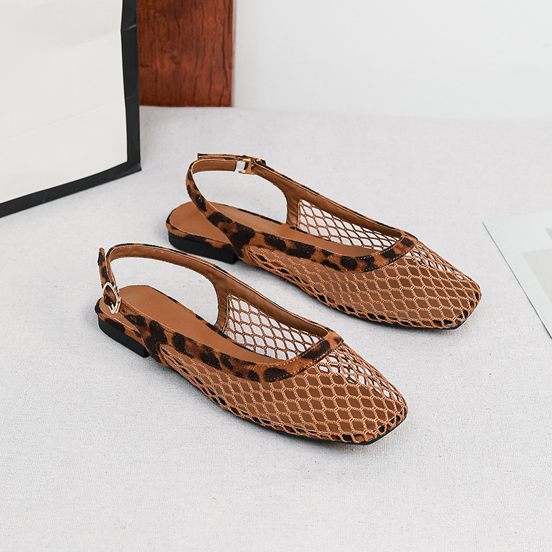 Sandalias de malla con punta c - Women Bags And Shoes reseña y precio