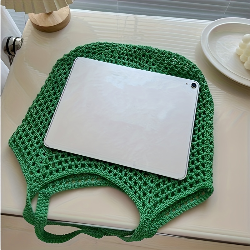 Bolso de mano de malla de ganc - Crochet Market Bag reseña y precio