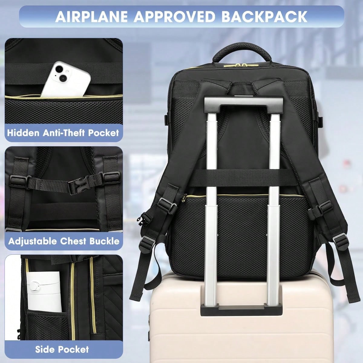 Mochila de viaje grande, aprob - Women Bags For Travel reseña y precio