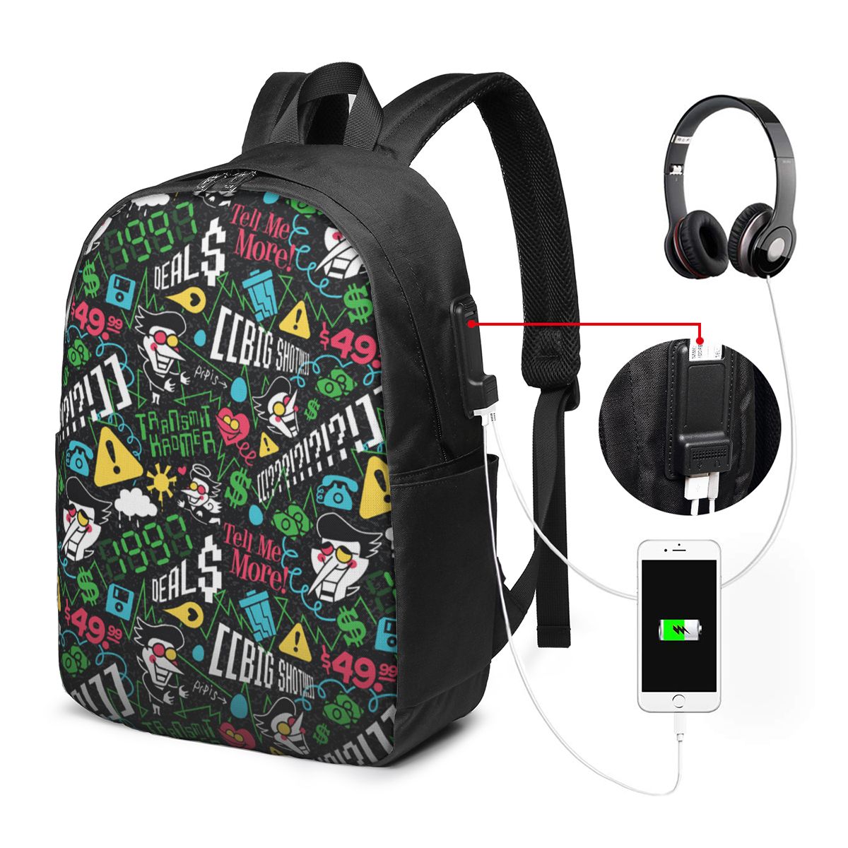 Deltarune SPAMTON G Mochila de - Women Bags For Travel reseña y precio