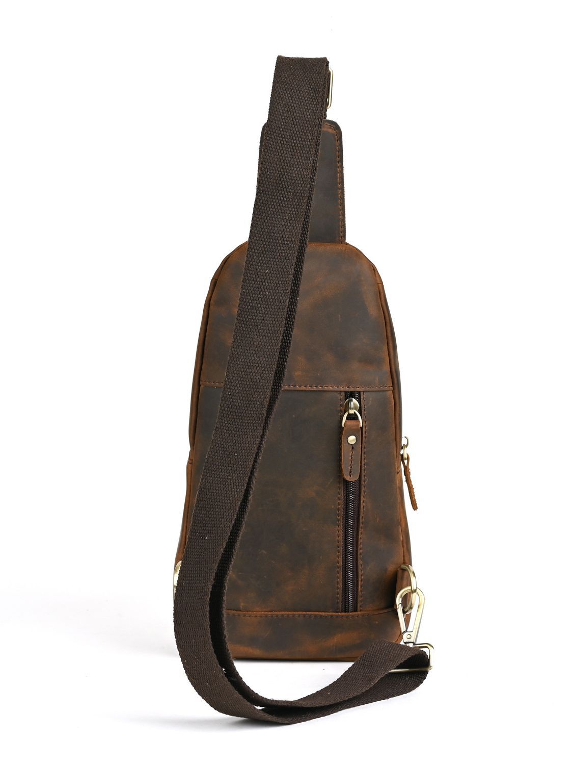 Bolso de pecho multifunción de - Saddle Bag Leather reseña y precio