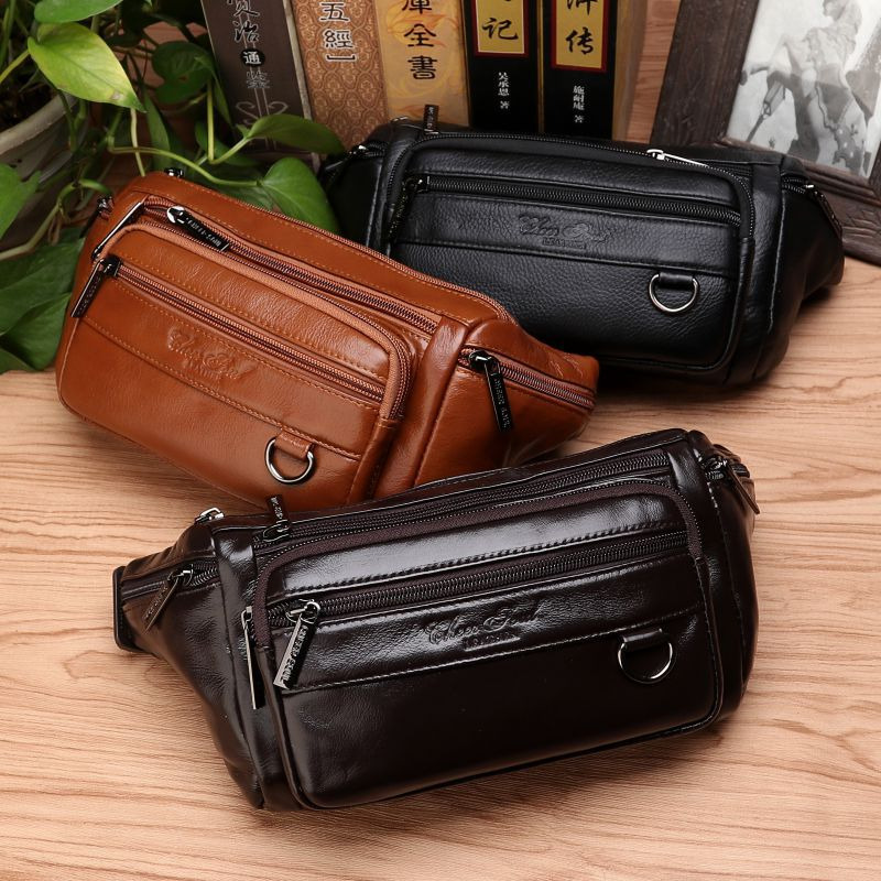 Riñoneras de cintura para homb - Saddle Bag Leather reseña y precio