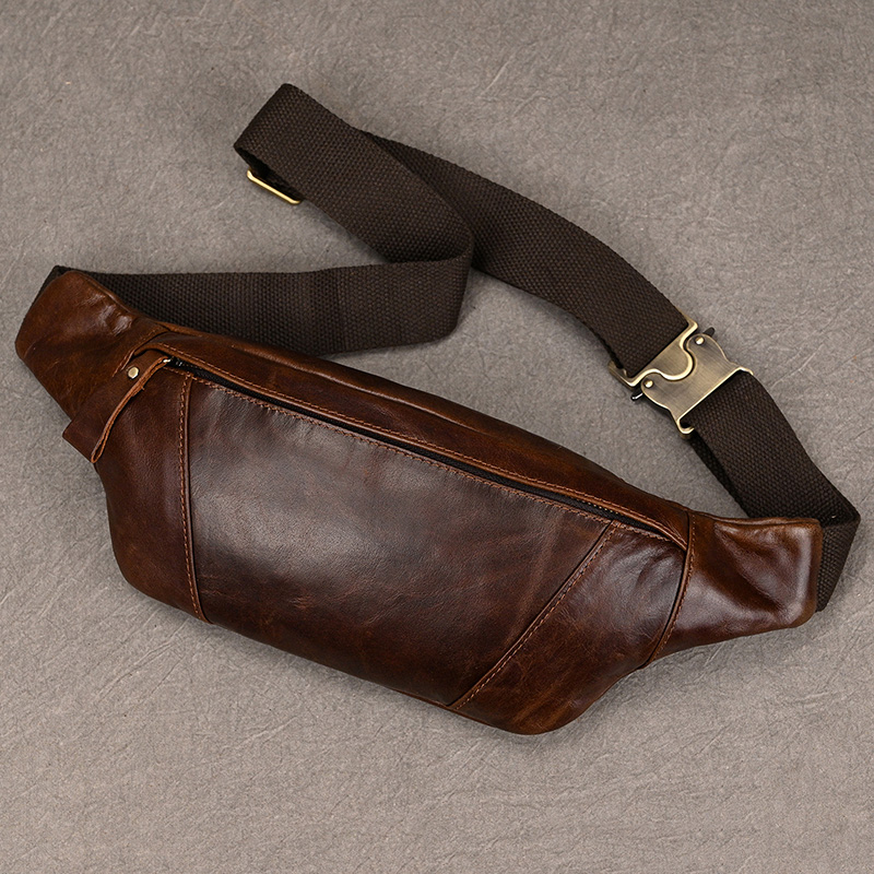 Bolso de pecho de cuero para h - Saddle Bag Leather reseña y precio