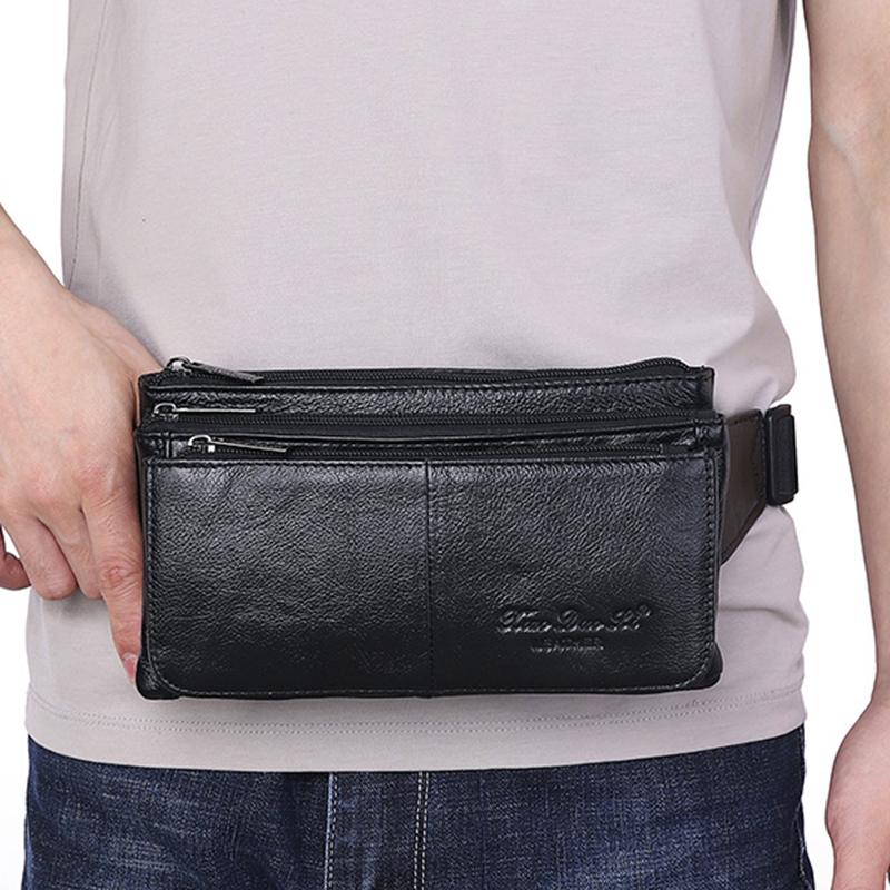 Riñonera de cuero genuino para - Saddle Bag Leather reseña y precio