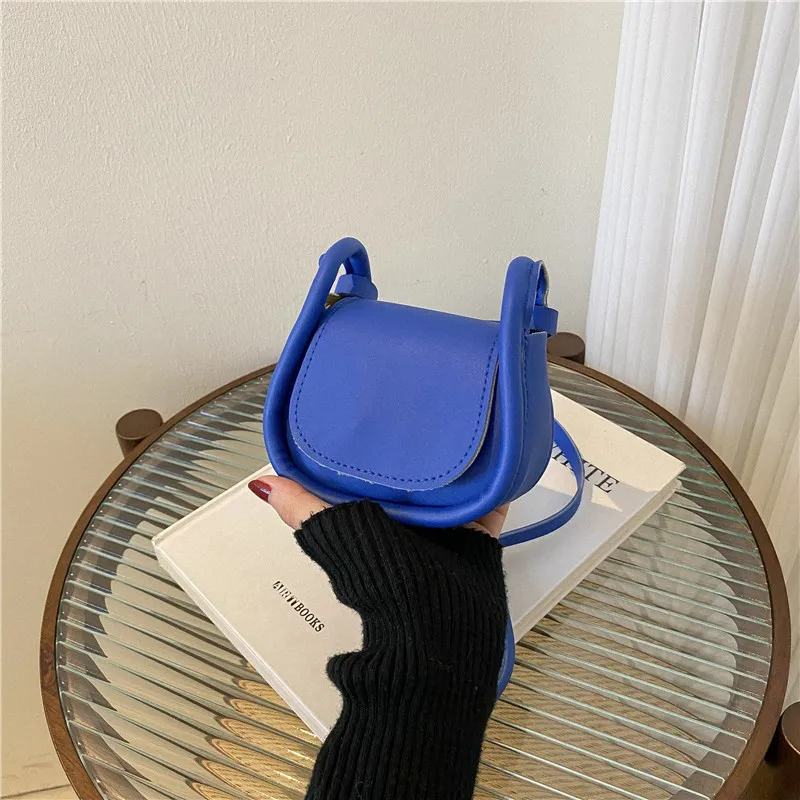 Mini bolso cruzado de cuero PU - Saddle Bag Leather reseña y precio
