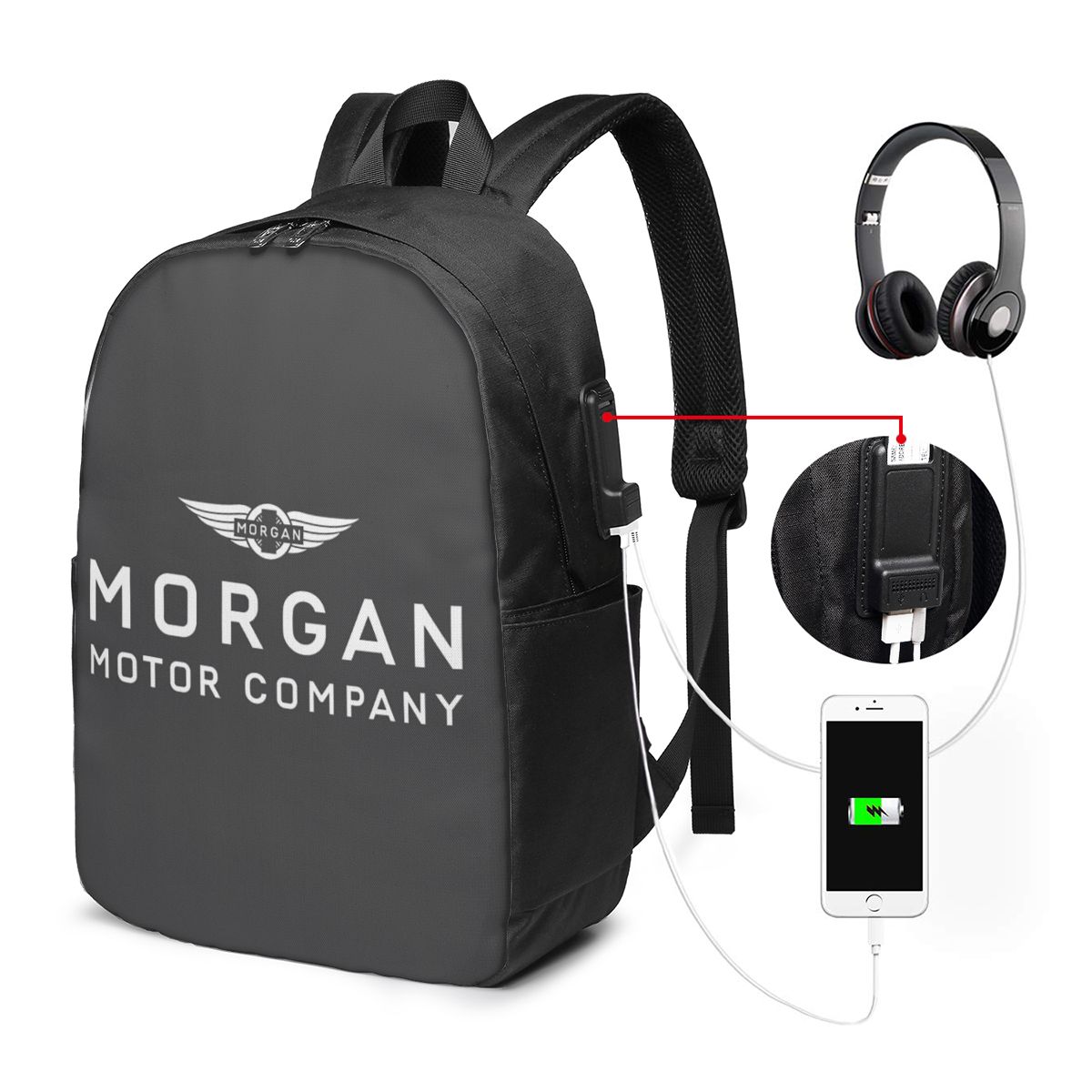 Mochila Morgan Motor Car Compa - Women Bags For Travel reseña y precio