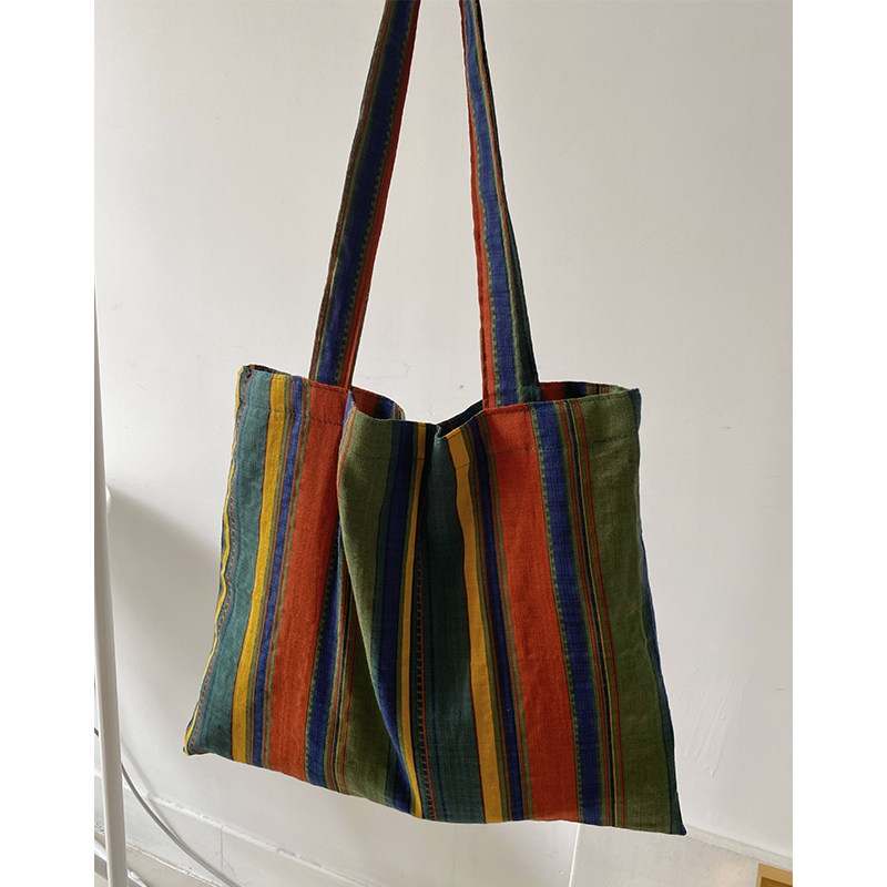 Bolso Tote de Lino a Rayas Est - Women Bags Aldo reseña y precio