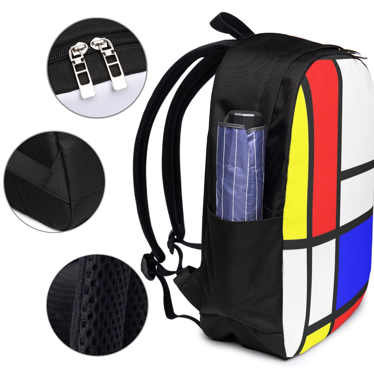 Mochila Piet Mondrian Composit - Women Bags For Travel reseña y precio