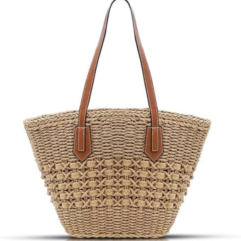 Nuevo Bolso de Hombro de Paja  - Crochet Market Bag reseña y precio