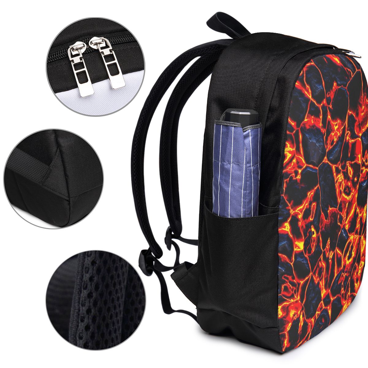 Mochila Magma Volcano Lava Fir - Women Bags For Travel reseña y precio