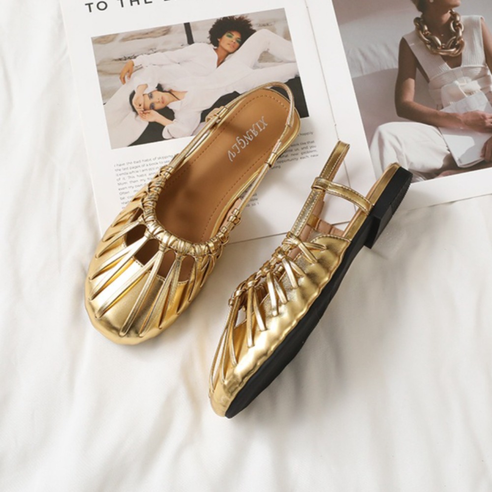 Sandalias planas de mujer con  - Women Bags And Shoes reseña y precio