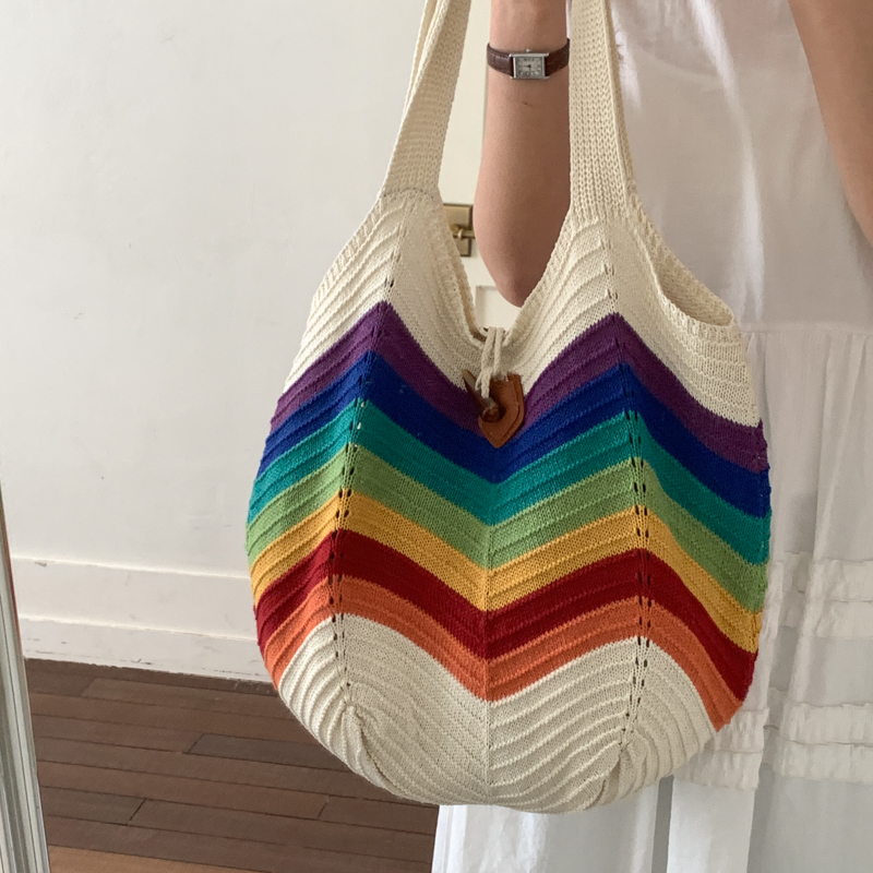 Bolso de playa de ganchillo co - Crochet Market Bag reseña y precio