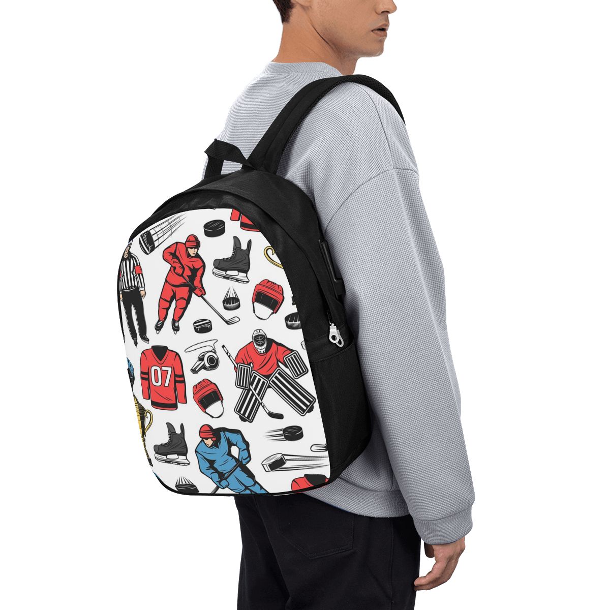 Mochila Ice Hockey Players On  - Women Bags For Travel reseña y precio