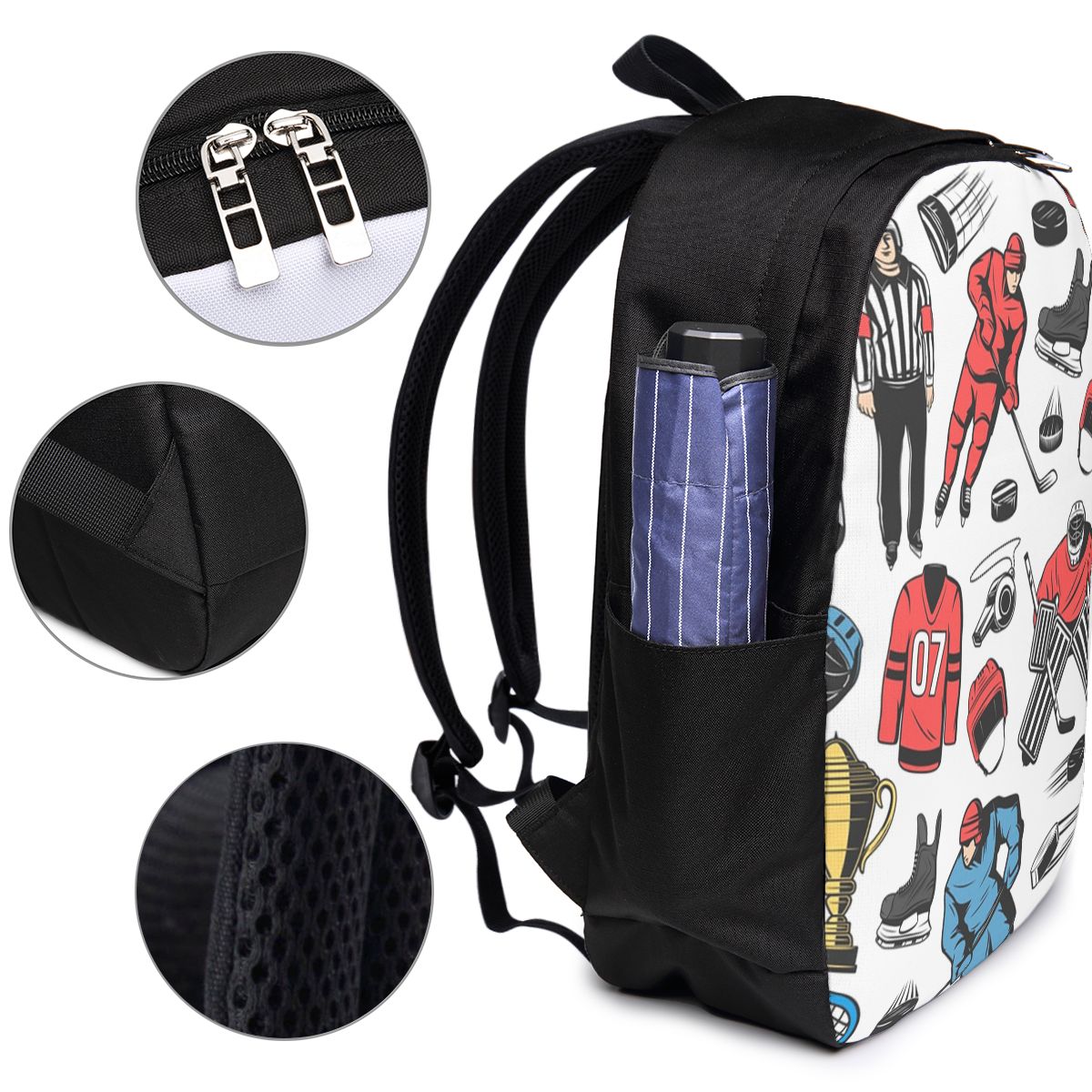 Mochila Ice Hockey Players On  - Women Bags For Travel reseña y precio
