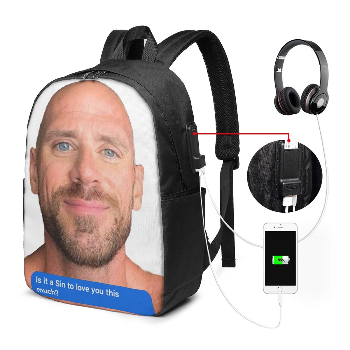 Mochila Johnny Sins Flirty Tex - Women Bags For Travel reseña y precio