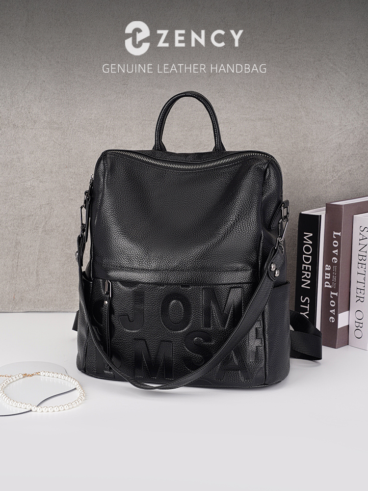 Mochila Zency Premium de Cuero - Women Bags Grey reseña y precio