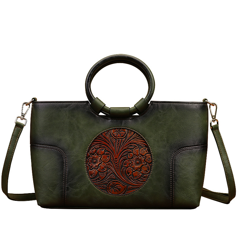 Bolso de mano de piel sintétic - Women Bags Grey reseña y precio