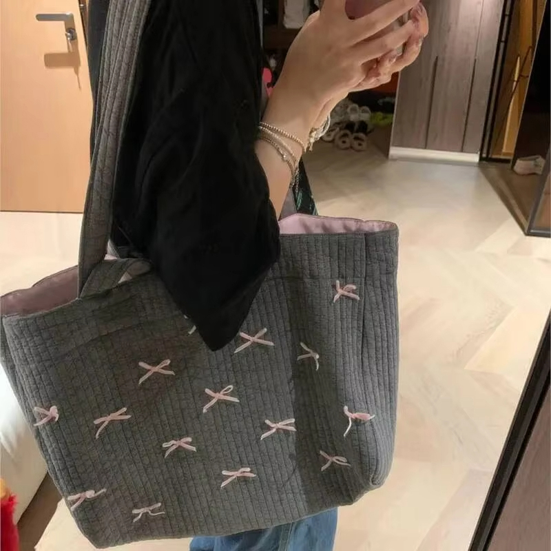 Bolso de mano gris de gran cap - Women Bags Grey reseña y precio