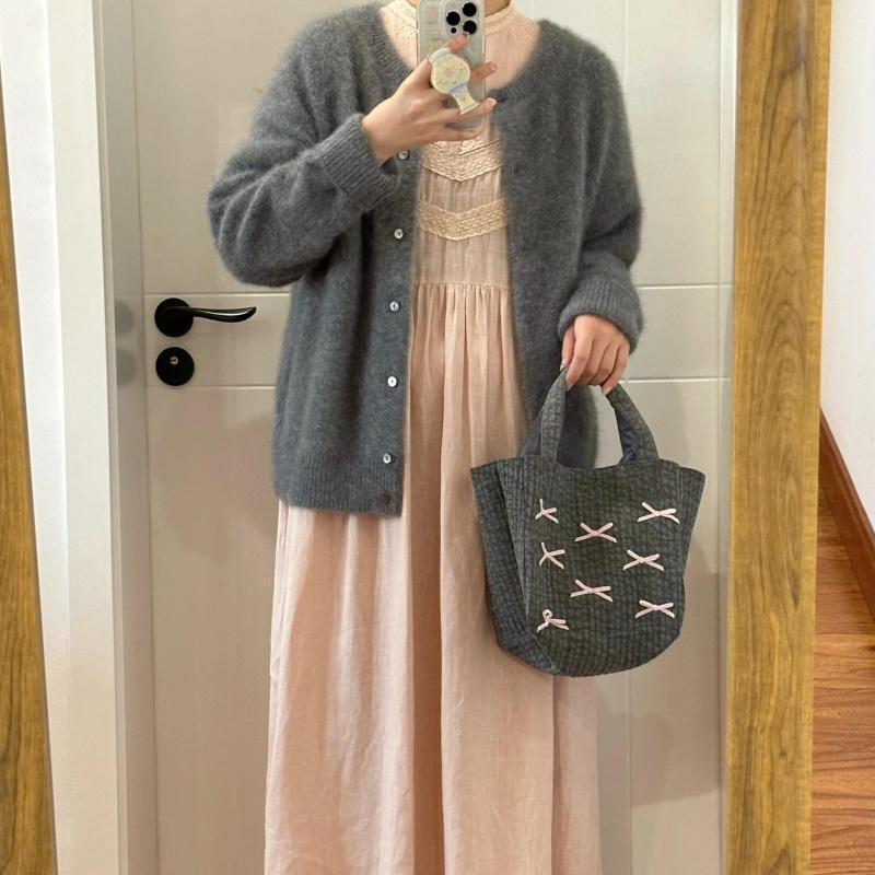 Bolso de mano gris de gran cap - Women Bags Grey reseña y precio