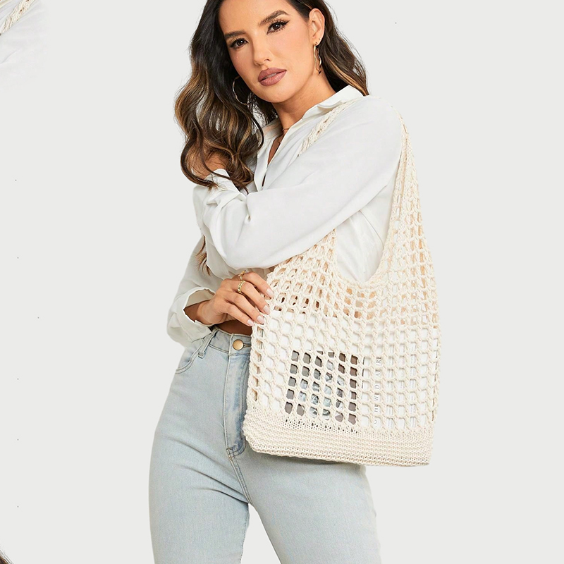 Bolsos de ganchillo de moda pa - Crochet Market Bag reseña y precio