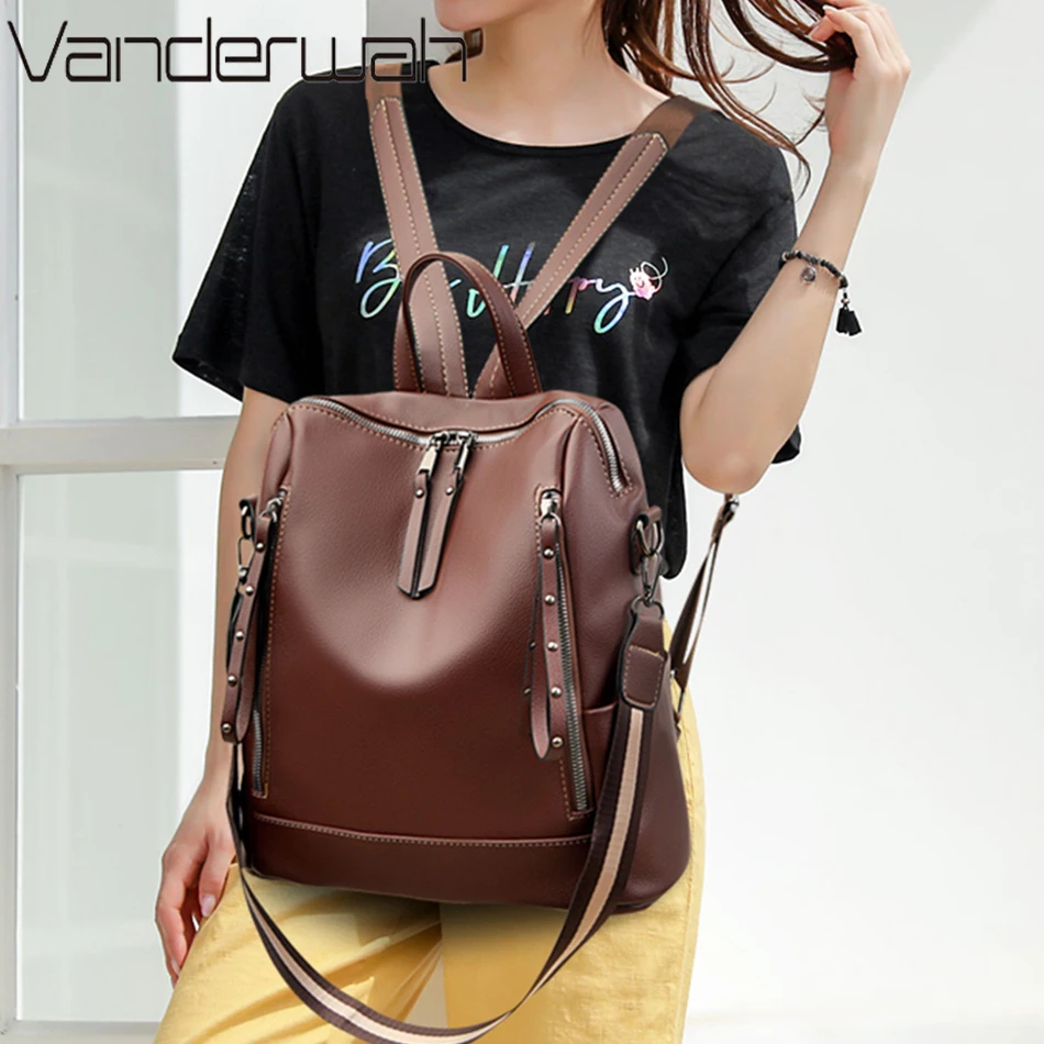Mochila De cuero suave para es - Women'S Bags Going Out reseña y precio