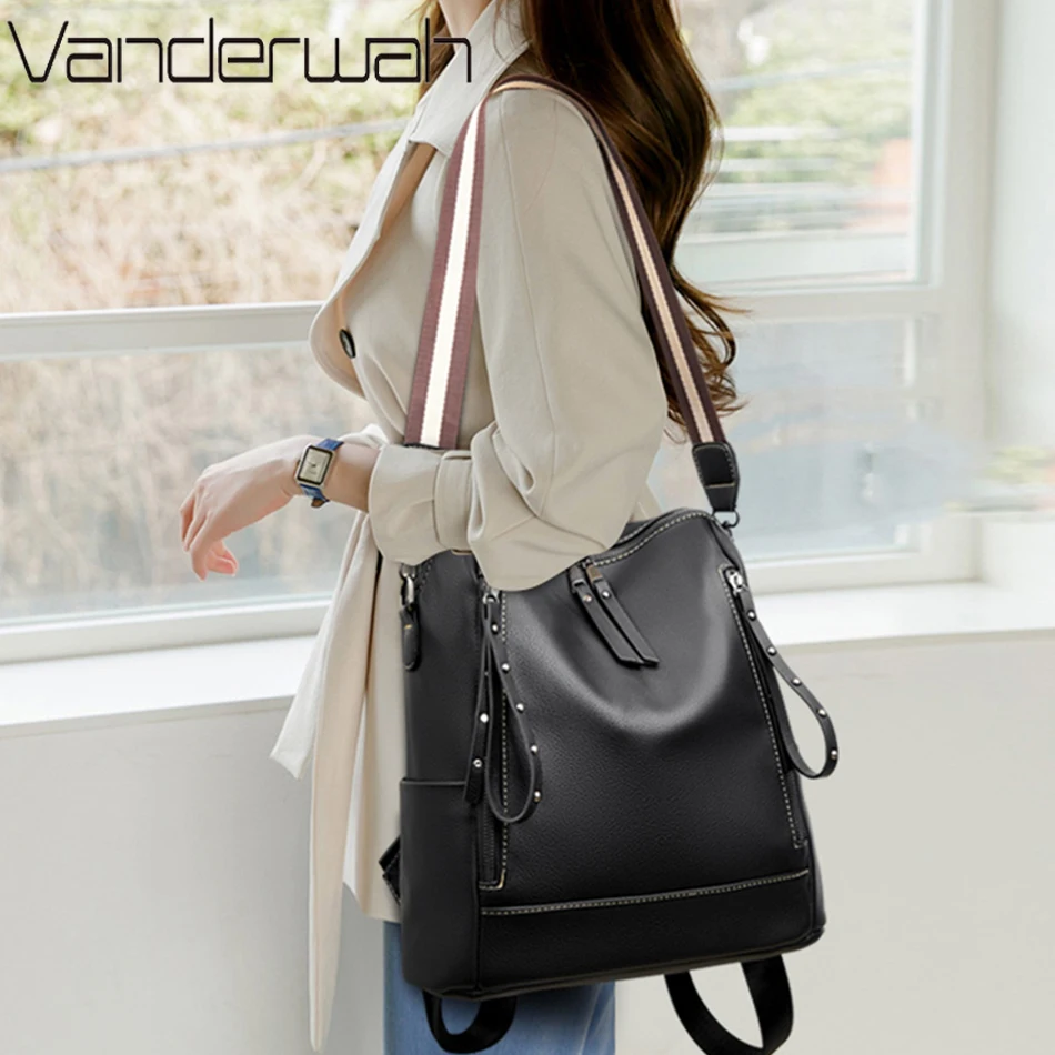 Mochila De cuero suave para es - Women'S Bags Going Out reseña y precio