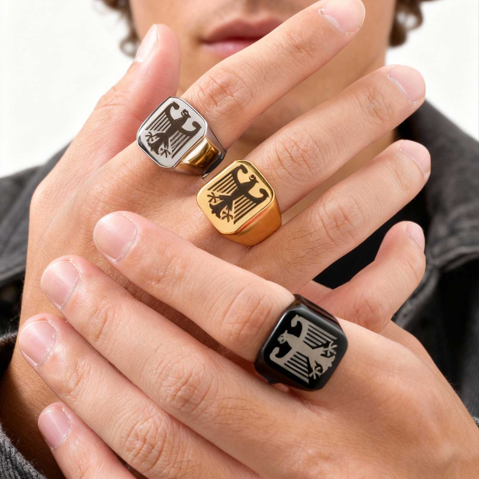 Anillo Personalizado de Halcón - Women Bags Price reseña y precio