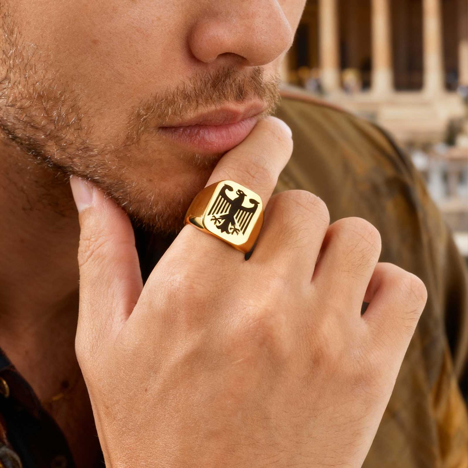 Anillo Personalizado de Halcón - Women Bags Price reseña y precio